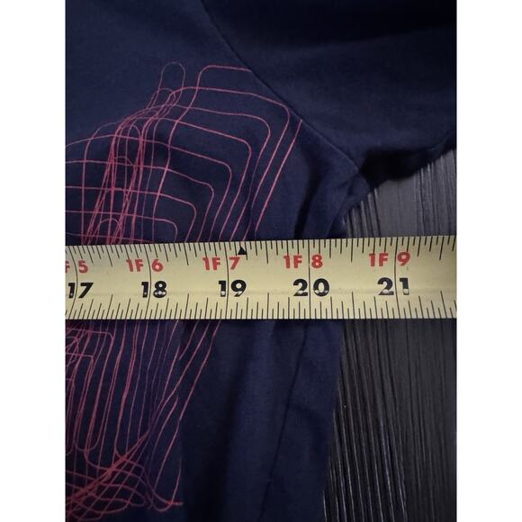 Hugo Boss Men’s Short Sleeve T Shirt Navy Geometric Graphic Soft Cotton Lg - Picture 7 of 12